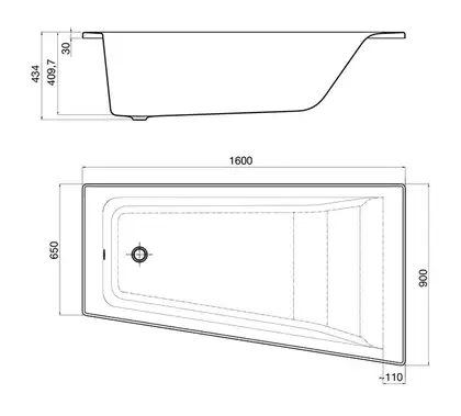 Ванна А248410000 Easy  1600x900  Roca (A248410000)