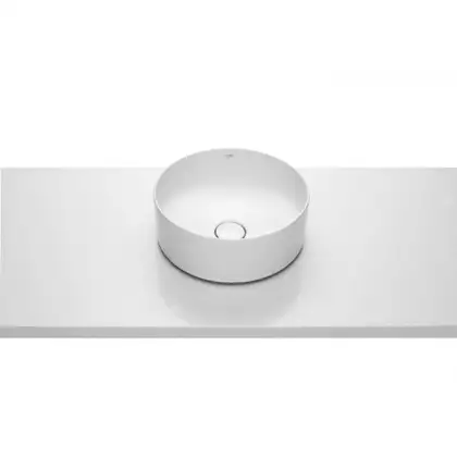 Roca Inspira Round Умивальник на стільницю, білий (A327523000) Roca Inspira Round Умивальник на стільницю, білий (A327523000)