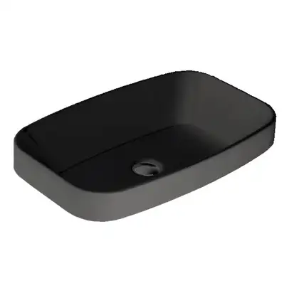 Simas Baden Baden Умивальник накладний 60, чорний мат (BB11NM)