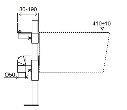 618547(008908)  Інсталяція для біде EASY(ECO)  Oli (618547/008908)