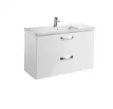 Шафка з умив.Gap 1000х440х645 мм A855999806 (A851466806)+ дві шухляди,білий глянець Roca ІСПАНІЯ (A857366806/A32747T000)