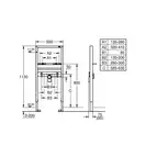 Grohe Rapid SL Інсталяція для раковини (38554001)