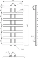Genesis Aqua Полотенцесушитель Symmetry (1502)