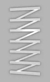 Genesis Aqua Электрический полотенцесушитель Genesis-Aqua ZigZag 100x53 см, белый (42022)
