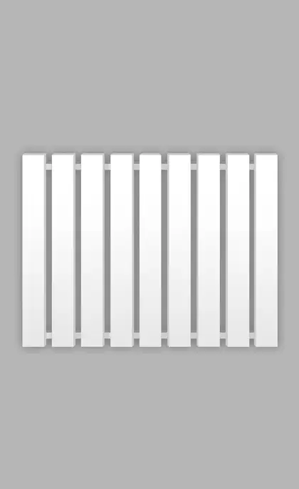 Genesis Aqua Полотенцесушитель Genesis-Aqua Batteria 100x60 см, белый (34021)