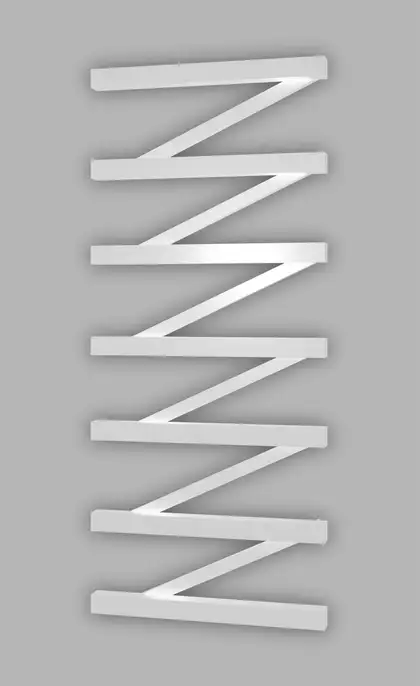 Genesis Aqua Электрический полотенцесушитель Genesis-Aqua ZigZag 80x53 см, белый (42012)
