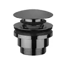 Донный клапан Clic-Clac Paffoni Light (цвет - Nichel nero spazzolato / Матовый чёрный никель) (ZSCA050NKNSP)