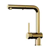 Смеситель для кухни Paffoni Light (цвет - Honey gold / Медовое золото) (LIG285HG-MET)
