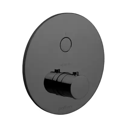 Термостат для душа Paffoni Compact Box (цвет - чёрный матовый) (CPT013NO)