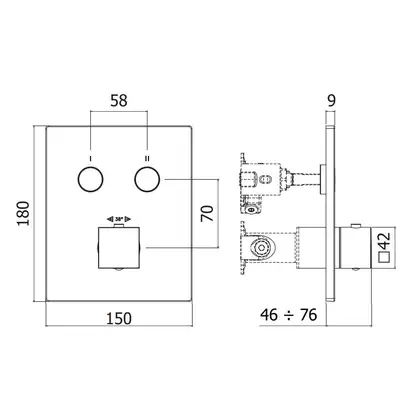 Paffoni Compact Box Термостат для душу, сталь (CPT518ST)