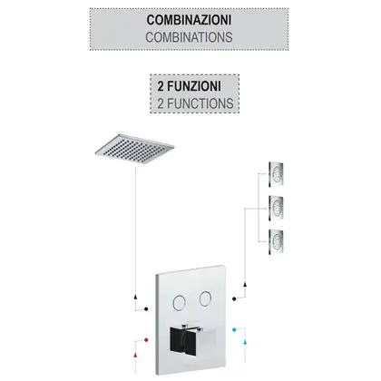 Paffoni Compact Box Термостат для душу, сталь (CPT518ST)