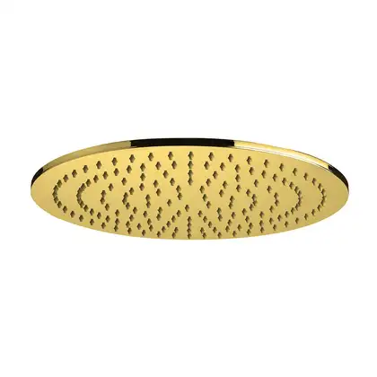 Душевая система с термостатом Paffoni Master Top King (цвет - цвет - Honey gold / Медовое золото), верхний душ Ø 300 мм (ZCOL621KLIGHG)