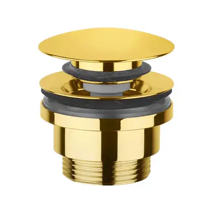 Донный клапан Clic-Clac Paffoni Light (цвет - Honey gold / Медовое золото) (ZSCA050HG) Донный клапан Clic-Clac Paffoni Light (цвет - Honey gold / Медовое золото) (ZSCA050HG)