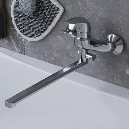 Змішувач для ванни та душу, з довгим виливом Damixa 319500000 Palace Bit