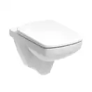 Унитаз подвесной Rimfree (безободковий) Geberit Selnova Square с сиденьем Soft Close QuickRelease (500.275.01.1+500.336.01.1)