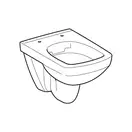 Унитаз подвесной, укороченный Geberit Selnova Compact (без сиденья) (500.280.01.1)