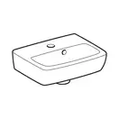 Маленькая (мини) раковина Geberit Selnova Square 36 х 28 см, с 1 отверстием под смеситель (500.316.01.1)