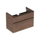 Тумба под раковину Geberit Smyle Square 88,4 см, орех тёмный (500.354.JR.1)