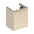 Шкафчик для раковины 49,2 х 40,6 х h61,7 см Geberit Smyle Square, с одной дверцей, песочно-серый (500.364.JL.1)