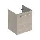 Тумба под раковину Geberit Selnova Square slim rim 53,8 см, орех светлый (501.219.00.1)