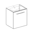 Тумба под раковину Geberit Selnova Square slim rim 58,8 см, орех матовый (501.222.00.1)