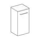 Шкафчик Geberit Selnova Square 33 х 29,7 х h65 см, орех тёмный (501.274.00.1)