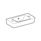 Маленькая (мини) раковина Geberit Selnova Compact 50 х 25 см, с 1 отверстием под смеситель справа (501.507.00.1)