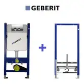 Комплект инсталляций для унитаза и биде Geberit (458.121.21.1 + 111.520.00.1 + 156.050.00.1 + 111.815.00.1)