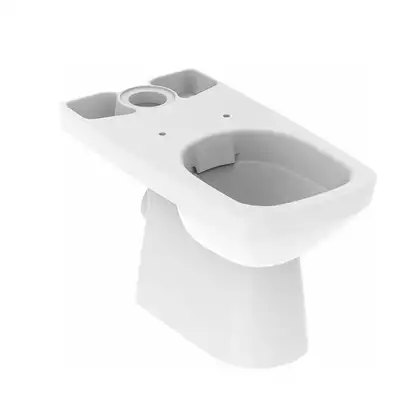 Унитаз-компакт Rimfree (безободковий) Geberit Selnova, с горизонтальным выпуском (без сиденья и бачка) (500.152.01.1+500.266.01.1+500.336.01.1)