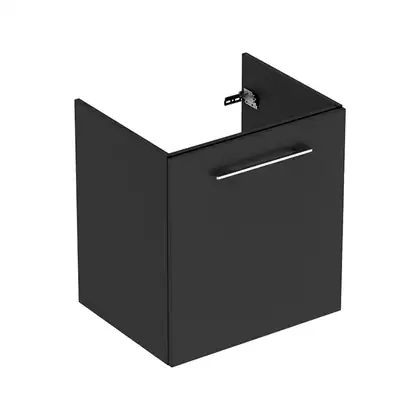 Тумба под раковину Geberit Selnova Square slim rim 58,8 см, лава матовая (501.221.00.1)