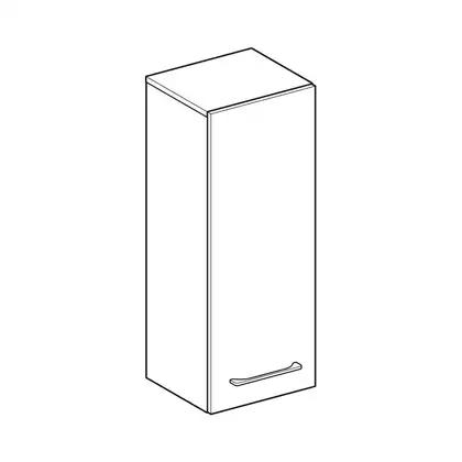 Шкафчик Geberit Selnova Square 33 х 29,7 х h85 см, лава матовая (501.277.00.1)