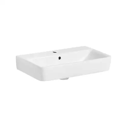 Раковина подвесная Geberit Selnova Compact 60 х 37 см, с 1 отверстием под смеситель (501.511.00.1)