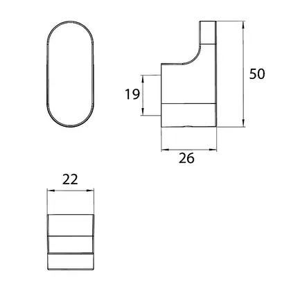 Крючок Emco Flow, хром (277500100)