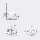 Унитаз подвесной Rimless (безободковый) Rak Ceramics Feeling, matt cappuccino (RST23514A)