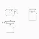 Раковина подвесная Rak Ceramics Sensation 65 х 46 см (SENWB6501AWHA)