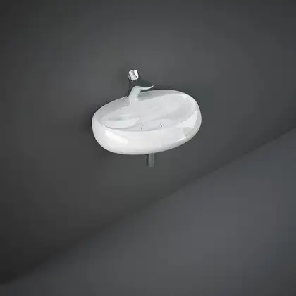 Rak Ceramics Cloud Раковина підвісна, білий глянець (CLOWB5501AWHA)