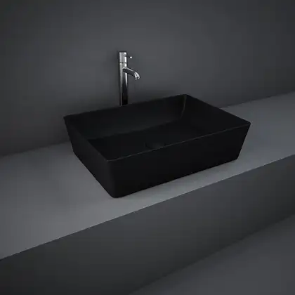 Rak Ceramics Feeling Раковина накладна, чорний мат (FEECT5000504A)