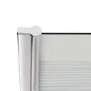Штора на ванну Lidz Brama SS80x150L.CRM.L стекло Linie 6 мм, левая (LBSS80150LCRML)