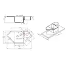 Кухонная мойка с дополнительной чашей Lidz 1000x500/225 BLM-14 (LIDZBLM141000500225)