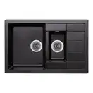 Кухонная мойка с дополнительной чашей Lidz 780x495/200 BLM-14 (LIDZBLM14780495200)