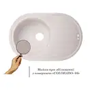 Lidz COL-06 Кухонна мийка, світло-бежевий (LIDZCOL06780500200)