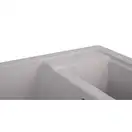 Кухонная мойка с дополнительной чашей Lidz 615x500/200 GRA-09 (LIDZGRA09615500200)