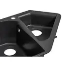 Кухонная мойка с дополнительной чашей Lidz 1000x500/225 GRF-13 (LIDZGRF131000500225)
