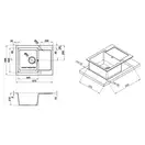 Кухонная мойка Lidz 625x500/200 MAR-07 (LIDZMAR07625500200)