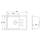 Кухонная мойка Lidz 620x435/200 STO-10 (LIDZSTO10620435200)