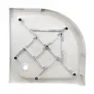 Душевая кабина Lidz Latwa SC80x80.SAT.LOW.TR, стекло прозрачное 4 мм (LLSC8080SATLOWTR)