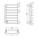Полотенцесушитель водяной Lidz Standard (CRM) D32/20х1/2" 600x1000 P8 (LSTNDD322012601008WAT)