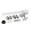 Душевая кабина Lidz Wiezak SC90x90.SAT.LOW.L, стекло Linie 4 мм (LWKSC9090SATLOWL)