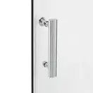 Душевая дверь в нишу Lidz Zycie SD100x185.CRM.TR, стекло прозрачное 5 мм (LZSD100185CRMTR)