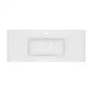 Раковина Qtap Albatross E49 1200х490х200 White с донным клапаном QT01119120E49W